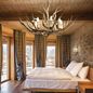 Preview: Ideal Lux CHALET Pendelleuchte E14 8-fach ⌀910mm dimmbar Beige 115504