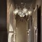 Preview: Ideal Lux HAREM Pendelleuchte E27 9-fach ⌀750mm dimmbar Brüniert 116006