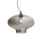 Preview: Ideal Lux BISTRO Pendelleuchte E27 ⌀400mm dimmbar Rauchglas 120904