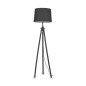 Preview: Ideal Lux YORK Stehleuchte E27 ⌀480mm Schwarz 121437