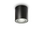 Preview: Ideal Lux GUN Deckenleuchte GU10 ⌀110mm dimmbar Schwarz IP44 122687
