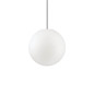 Preview: Ideal Lux SOLE Pendelleuchte E27 ⌀300mm dimmbar Weiss IP44 135991