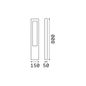 Preview: Ideal Lux VEGA Stehleuchte G9 dimmbar Anthrazit IP44 136028
