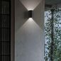 Preview: Ideal Lux APOLLO LED Wandleuchte 2x 2x6W Schwarz IP44 neutralweiss 137391