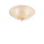 Preview: Ideal Lux SHELL Deckenleuchte E27 3-fach ⌀400mm dimmbar Amber 140179