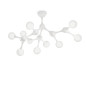 Preview: Ideal Lux NODINO G9 Deckenleuchte 9x ⌀830mm dimmbar Weiss warmweiss 149622