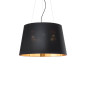 Preview: Ideal Lux NORDIK Pendelleuchte E27 6-fach ⌀600mm dimmbar Schwarz 161662