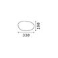 Preview: Ideal Lux SASSO Stehleuchte E27 dimmbar Weiss IP44 161761