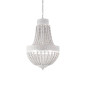 Preview: Ideal Lux MONET Pendelleuchte E14 6-fach ⌀500mm dimmbar Weiss 162751