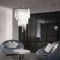 Preview: Ideal Lux CARLTON Pendelleuchte E14 12-fach ⌀500mm dimmbar Chrom 166247