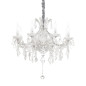 Preview: Ideal Lux NAPOLEON Pendelleuchte E14 8-fach ⌀670mm dimmbar Chrom 167244