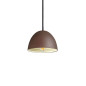 Preview: Ideal Lux FOLK Pendelleuchte E27 ⌀180mm dimmbar Rostfarben 174204