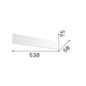 Preview: Ideal Lux ZIG ZAG LED Wandleuchte 23W Schwarz warmweiss 179322