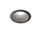 Preview: Ideal Lux GAME LED Einbauleuchte 11W ⌀85mm Schwarz warmweiss 192314