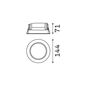 Preview: Ideal Lux BASIC LED Einbauleuchte 15W ⌀144mm Weiss warmweiss 193465