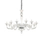 Preview: Ideal Lux BRIGITTA Pendelleuchte E14 12-fach ⌀1200mm dimmbar Klar 199375