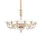 Preview: Ideal Lux BRIGITTA Pendelleuchte E14 12-fach ⌀1200mm dimmbar Amber 199405