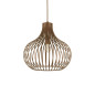Preview: Ideal Lux ONION Pendelleuchte E27 ⌀380mm dimmbar Braun 205298