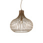 Preview: Ideal Lux ONION Pendelleuchte E27 ⌀470mm dimmbar Braun 205304
