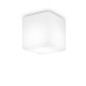 Preview: Ideal Lux LUNA Deckenleuchte E27 dimmbar Weiss IP44 213194