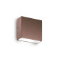 Preview: Ideal Lux TETRIS-1 Wandleuchte G9 dimmbar Braun IP44 213323