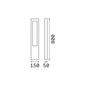 Preview: Ideal Lux VEGA Stehleuchte G9 dimmbar Braun IP44 213361