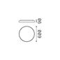 Preview: Ideal Lux HALO LED Deckenleuchte 46W ⌀600mm Weiss neutralweiss 223230