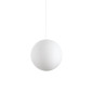 Preview: Ideal Lux CARTA Pendelleuchte E27 ⌀400mm dimmbar Weiss 226033