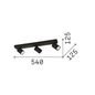Preview: Ideal Lux RUDY GU10 Deckenleuchte 3x dimmbar Weiss warmweiss 229065