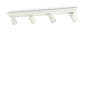 Preview: Ideal Lux RUDY GU10 Deckenleuchte 4x dimmbar Weiss warmweiss 229089