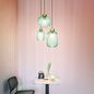Preview: Ideal Lux MINT Pendelleuchte E27 ⌀200mm dimmbar Grün 237497