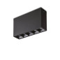 Preview: Ideal Lux LIKA LED Deckenleuchte 12,5W Schwarz warmweiss 244884