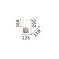 Preview: Ideal Lux KALI Tischleuchte E14 Weiss 245348