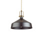 Preview: Ideal Lux ERIS Pendelleuchte E27 ⌀210mm dimmbar Schwarz 249056