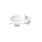 Preview: Ideal Lux LEVEL LED Deckenleuchte 37,5W ⌀585mm Weiss warmweiss 261188