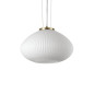 Preview: Ideal Lux PLISSE Pendelleuchte E27 ⌀350mm dimmbar Messing 264547