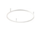 Preview: Ideal Lux ORACLE SLIM LED Deckenleuchte 38W ⌀700mm Weiss warmweiss 265995
