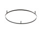 Preview: Ideal Lux ORACLE SLIM LED Deckenleuchte 55W ⌀900mm Schwarz warmweiss 266022