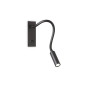 Preview: Ideal Lux IO LED Wandleuchte 3W Schwarz warmweiss 272030