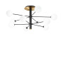 Preview: Ideal Lux COSMOPOLITAN G9 Deckenleuchte 10x ⌀1240mm dimmbar Schwarz warmweiss 273693