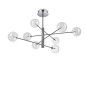 Preview: Ideal Lux EQUINOXE G4 Pendelleuchte 8x ⌀1280mm Chrom warmweiss 275178