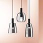 Preview: Ideal Lux COCO LED Pendelleuchte 7W ⌀140mm Rauchglas warmweiss 275543