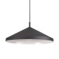Preview: Ideal Lux YURTA Pendelleuchte E27 ⌀500mm dimmbar Schwarz 281582