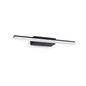 Preview: Ideal Lux RIFLESSO LED Wandleuchte 11W Schwarz IP44 warmweiss 302225