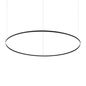 Preview: Ideal Lux ORACLE SLIM LED Pendelleuchte 89W ⌀1500mm Schwarz neutralweiss 304472