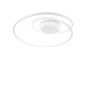 Preview: Ideal Lux OZ LED Deckenleuchte 48W ⌀600mm dimmbar Weiss warmweiss 304519