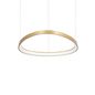 Preview: Ideal Lux GEMINI LED Pendelleuchte 48W dimmbar Messing warmweiss 304700