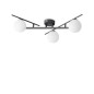 Preview: Ideal Lux ATLAS G9 Deckenleuchte 3x dimmbar Schwarz warmweiss 311357