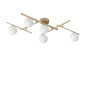 Preview: Ideal Lux ATLAS G9 Deckenleuchte 5x dimmbar Gold warmweiss 311364