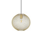 Preview: Ideal Lux NET Pendelleuchte E27 ⌀295mm dimmbar Gold 313771